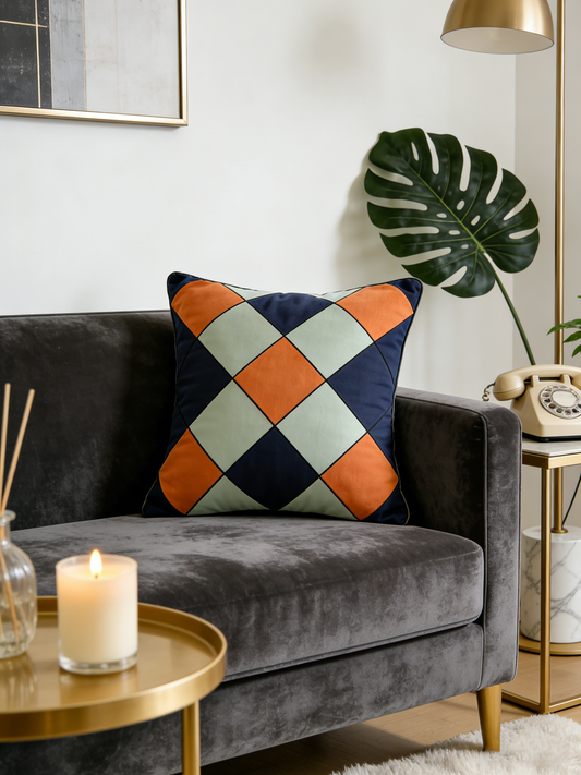 Geometric pattern pillowcase