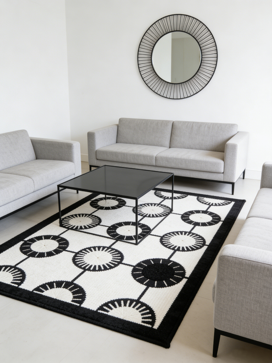 Round Patterned Carpet